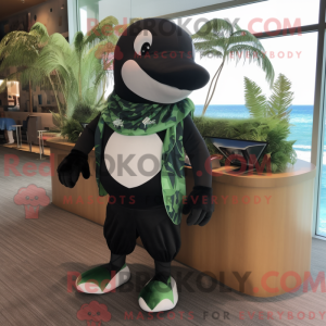 Forest Green Killer Whale...