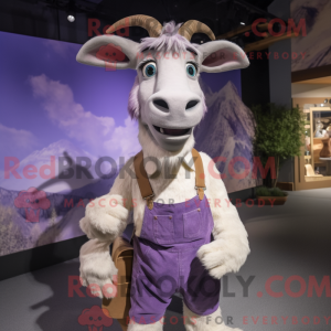 Lavendel ged maskot kostume...