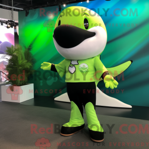 Personaggio mascotte balena...