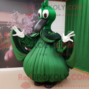 Forest Green Swan mascot...