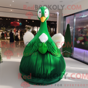 Forest Green Swan máscara...