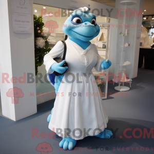 Blue Turtle mascot costume...