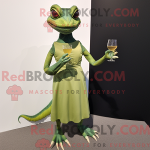 Costume mascotte de lézard...