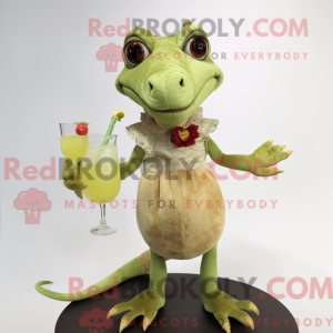 Costume mascotte de lézard...