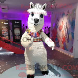 Lama mascotte kostuum...