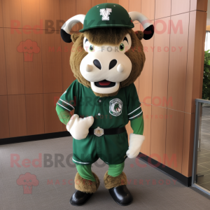 Forest Green Buffalo maskot...