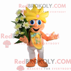 Peach Bouquet Of Flowers...