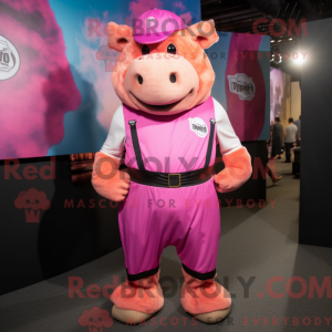 Costume mascotte de bison...