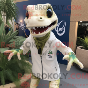 Cream Coelophysis mascot...