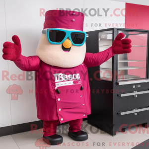 Magenta Bbq Ribs maskot...