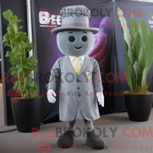 Gray Beet maskot kostume...