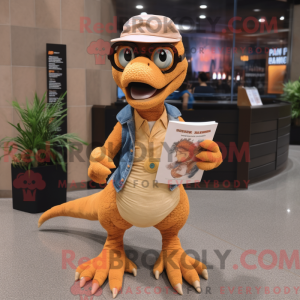 Peach Velociraptor maskerad...