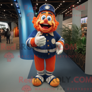 Maska Navy Clown Fish w...