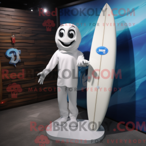 Hvid Surfboard maskot...