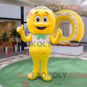 Citrongul doughnut maskot...