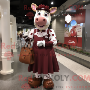 Maroon Jersey Cow...