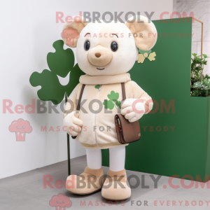 Cream Four Leaf Clover...