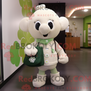 Cream Four Leaf Clover...