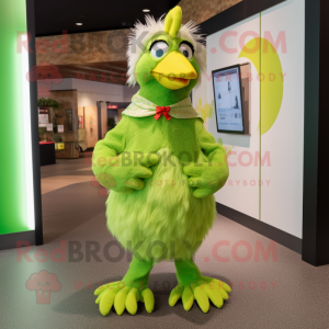 Lime Green Hens mascotte...