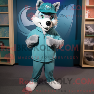 Disfraz de mascota de Teal...