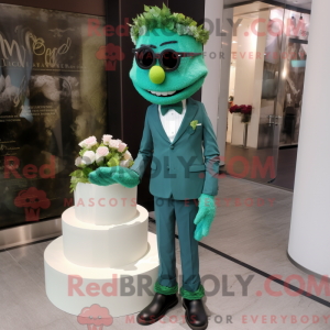 Green Wedding Cake mascot...