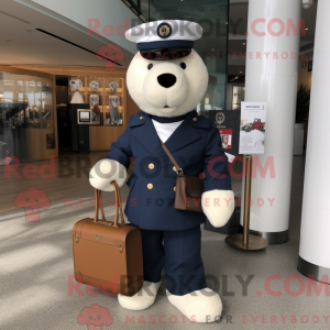 Disfraz de mascota de Navy...