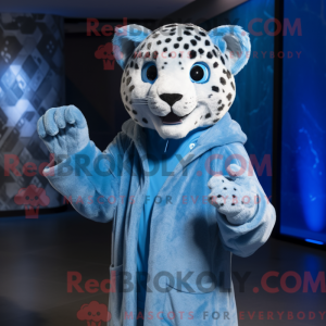 Máscara Blue Cheetah com...
