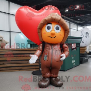 Rust Heart Shaped Balloons...