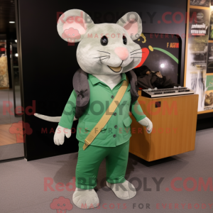 Groene Rat mascottekostuum...