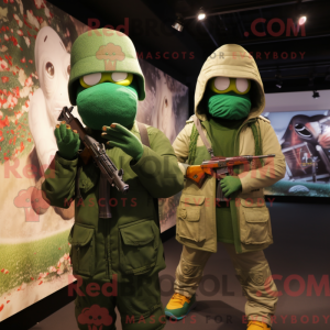 Costume mascotte de Sniper...