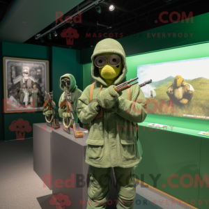 Costume mascotte de Sniper...