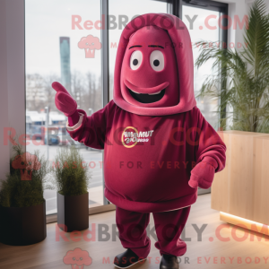 Magenta Currywurst máscara...