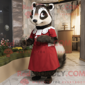 Grævling maskot kostume...