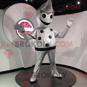 Silver Pizza Slice maskot...