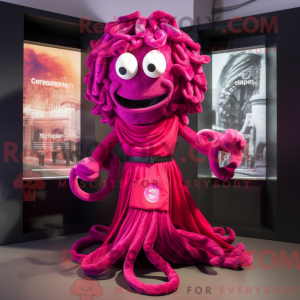 Magenta Medusa máscara...