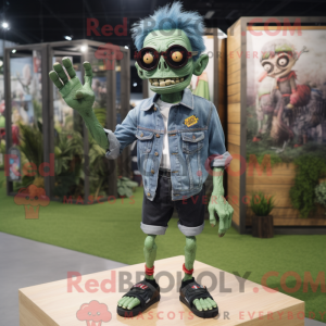 Forest Green Zombie mascot...