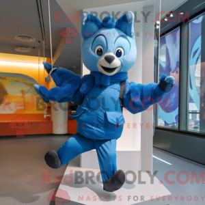Maskotdraktfigurat Blue...