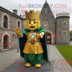 Goldenes Maskottchenkostüm...