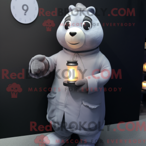 Gray Scented Candle mascot...