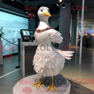 White Seagull mascot...