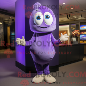 Disfraz de mascota Purple...