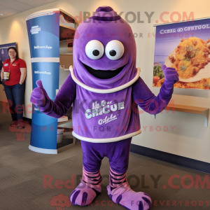 Purple Clam Chowder mascot...