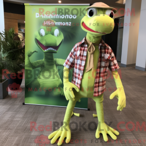 Limegrønn...