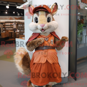 Rust Flying Squirrel maskot...