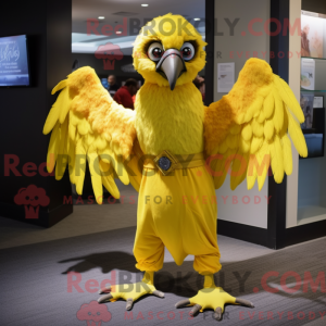 Citrongul Harpy maskot...