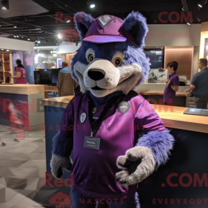 Máscara de Lobo Roxo figura...
