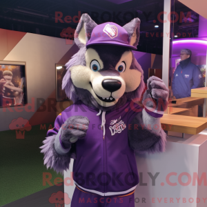 Máscara de Lobo Roxo figura...