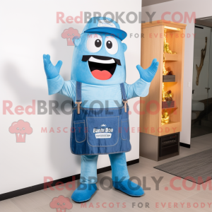 Postava maskota Blue Bbq...