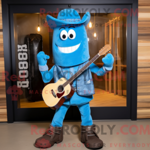 Blue Bbq Ribs maskot...