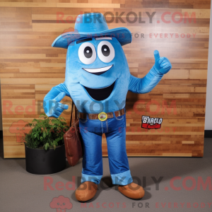 Blue Bbq Ribs maskot...